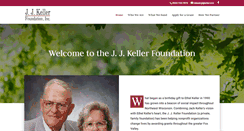 Desktop Screenshot of jjkellerfoundation.org